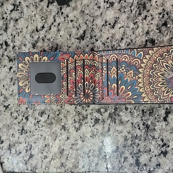 Mandala print iPhone 14 plus wallet case - Picture 6 of 6